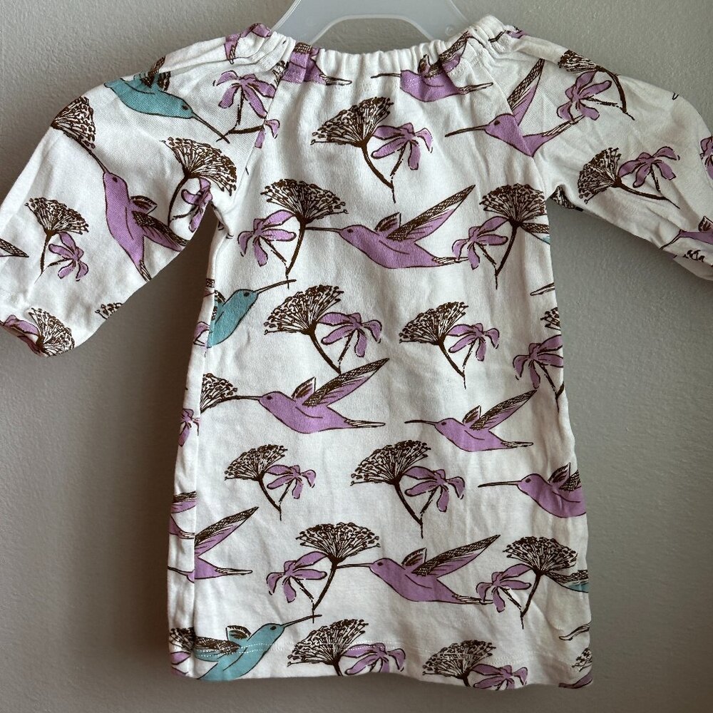 Millkbarn dress with birds, size 3-6 months
